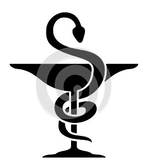 Bowl of Hygieia - pharmacy symbol 1