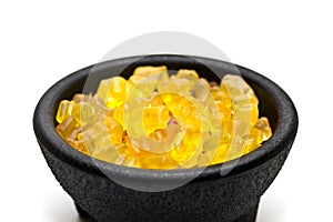 Bowl of jelly sweets