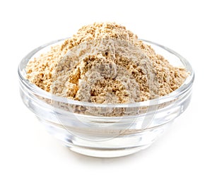 Bowl of maca powder