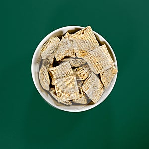 Bowl of Nestle Bitesize Shredded Wheat Breakfast Cereals photo