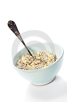 Bowl of oat flake