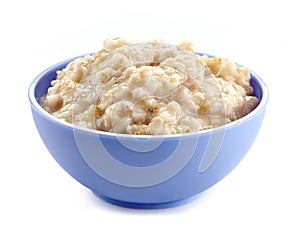 Bowl of oats porridge