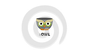 BOWL - owl logo design
