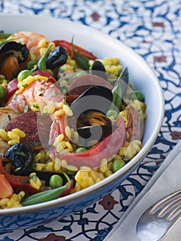 Bowl of Paella