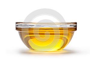 A bowl of peanut oil