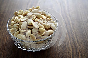 Bowl of peanuts