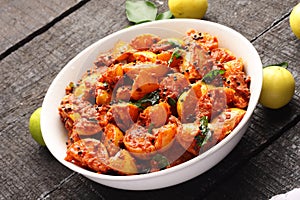 Bowl of pickled lime