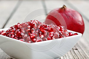 Bowl of Pomegranate Seeds