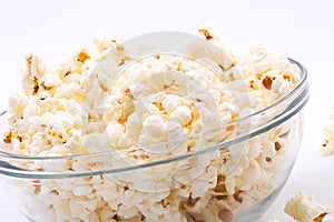 Bowl of popcorn photo
