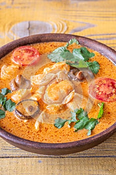 Bowl of red curry