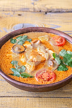 Bowl of red curry