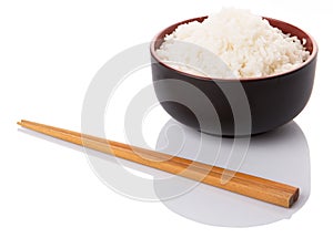 Bowl Of Rice And Chopstick VIII