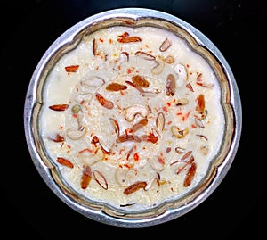 A Bowl of Rice Pudding or Payesh or Payasam