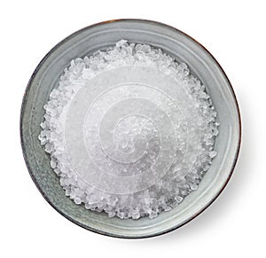 Bowl of sea salt