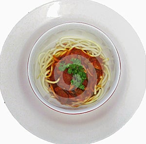 Bowl of Spaghetti Bolognese