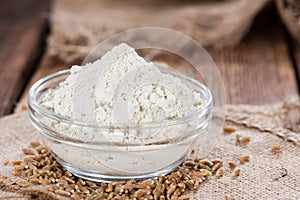 Bowl with Spelt Flour