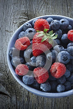 Bowl Summer Berries Fruit