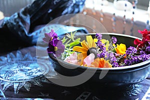 Bowl of Summer Flowers