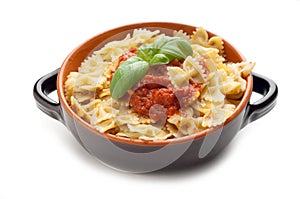 Bowl of Tomato farfalle