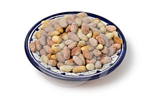 Bowl with traditional Moroccan roasted peanuts