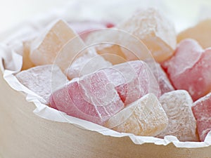 Bowl of Turkish Delight photo