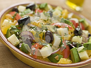 Bowl of Valencian Salad photo