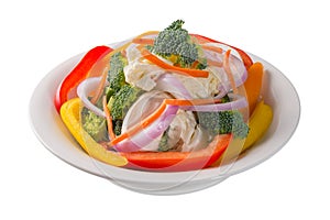 Bowl of vegetable salad