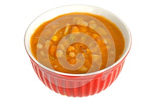 Bowl of Vegetable Soup