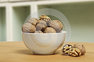 bowl of walnuts