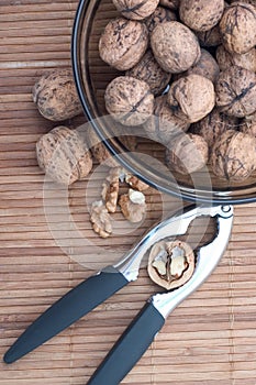 Bowl of Walnuts in the Shells