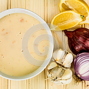 Bowl Of Warming Fresh Healthy Chicken Soup