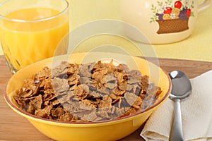 Bowl of Wheat Cereal