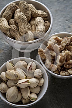 Bowls of nuts