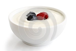 Bowl of yoghurt