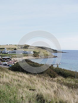 Bowleaze Cove and holiday park near Weymouth in Dorset, United Kingdom