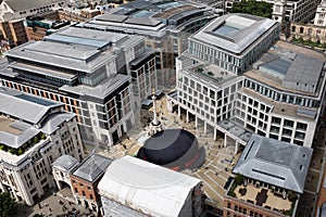 Bowler hat at Paternoster Square, London, Uk