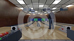 Bowling Alley 3d render design using Lumion â€“ Interior