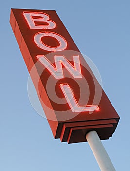 Bowling Alley Sign