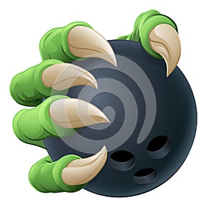Bowling Ball Claw Cartoon Monster Animal Hand