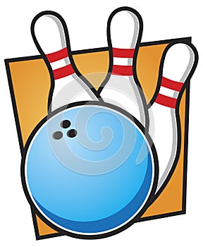 Bowling Ball and Pins