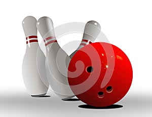 Bowling ball strike