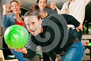 Bowling with friends photo