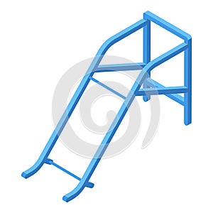 Bowling game icon, isometric style