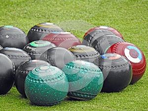 Bowling green bowling balls