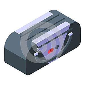 Bowling hobby icon, isometric style