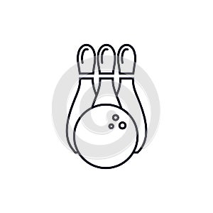 Bowling icon logo vector template, Creative Gambling design icon symbol Illustration, Casino games icon