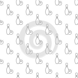Bowling pattern seamless