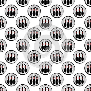 Bowling pattern seamless