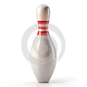 Bowling Pin Isolated on White Background