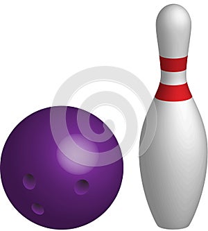 Bowling skittle